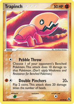 Trapinch z edície Legend Maker, karta č.67