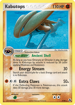 Kabutops z edície Legend Maker, karta č.7