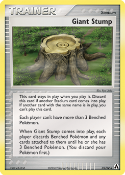 Giant Stump z edície Legend Maker, karta č.75