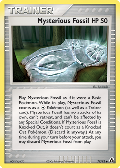 Mysterious Fossil z edície Legend Maker, karta č.79
