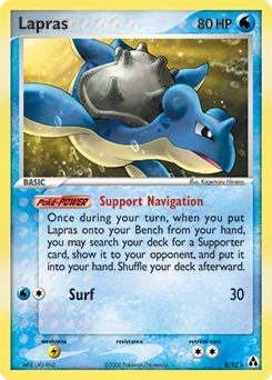 Lapras z edície Legend Maker, karta č.8