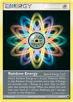 Rainbow Energy z edície Legend Maker, karta č.81