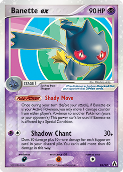 Banette ex z edície Legend Maker, karta č.85