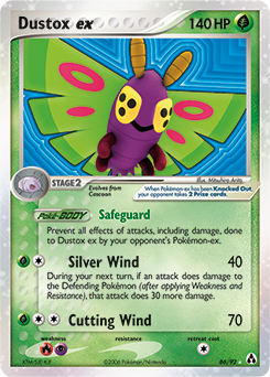 Dustox ex z edície Legend Maker, karta č.86