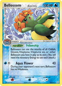 Bellossom δ z edície Holon Phantoms, karta č.19