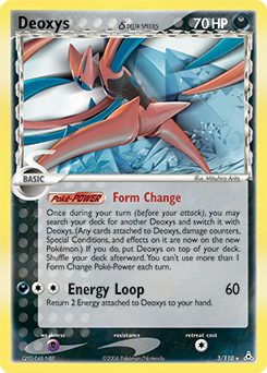 Deoxys δ z edície Holon Phantoms, karta č.3