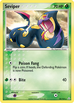 Seviper z edície Holon Phantoms, karta č.32