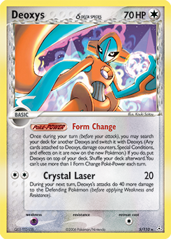 Deoxys δ z edície Holon Phantoms, karta č.5