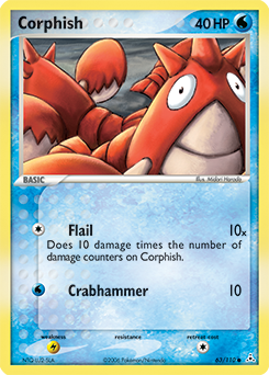 Corphish z edície Holon Phantoms, karta č.63