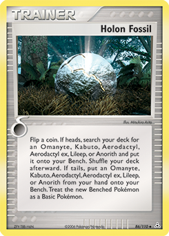 Holon Fossil z edície Holon Phantoms, karta č.86