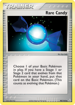 Rare Candy z edície Holon Phantoms, karta č.90