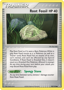 Root Fossil z edície Holon Phantoms, karta č.93