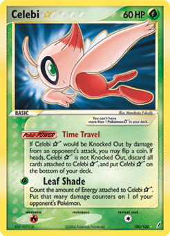 Celebi ★ z edície Crystal Guardians, karta č.100