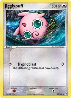 Jigglypuff z edície Crystal Guardians, karta č.53