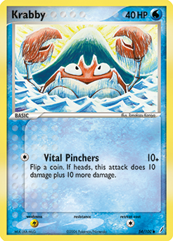 Krabby z edície Crystal Guardians, karta č.54