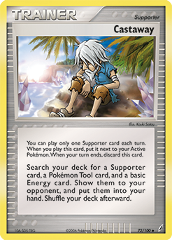 Castaway z edície Crystal Guardians, karta č.72