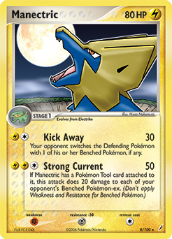 Manectric z edície Crystal Guardians, karta č.8
