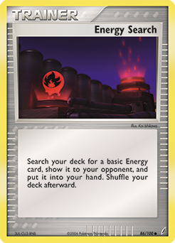 Energy Search z edície Crystal Guardians, karta č.86
