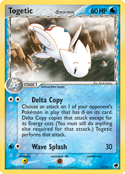 Togetic δ z edície Dragon Frontiers, karta č.11