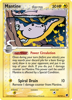 Mantine δ z edície Dragon Frontiers, karta č.20
