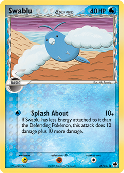 Swablu δ z edície Dragon Frontiers, karta č.65