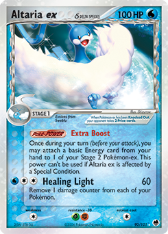 Altaria ex δ z edície Dragon Frontiers, karta č.90