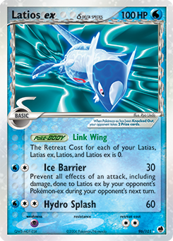 Latios ex δ z edície Dragon Frontiers, karta č.96
