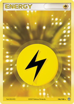 Lightning Energy z edície Power Keepers, karta č.106