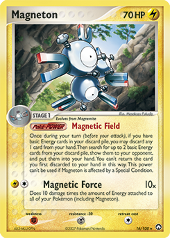 Magneton z edície Power Keepers, karta č.16