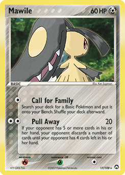 Mawile z edície Power Keepers, karta č.17