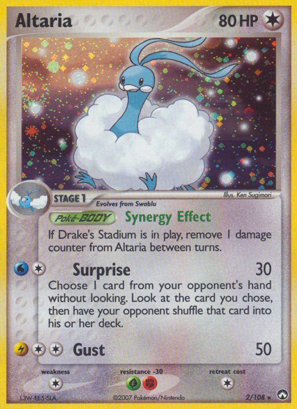 Altaria z edície Power Keepers, karta č.2