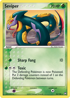 Seviper z edície Power Keepers, karta č.23