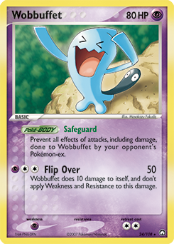 Wobbuffet z edície Power Keepers, karta č.24