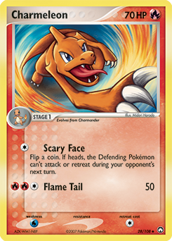 Charmeleon z edície Power Keepers, karta č.28