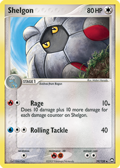 Shelgon z edície Power Keepers, karta č.39