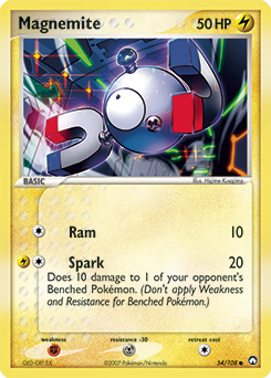 Magnemite z edície Power Keepers, karta č.54