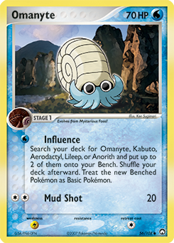 Omanyte z edície Power Keepers, karta č.56