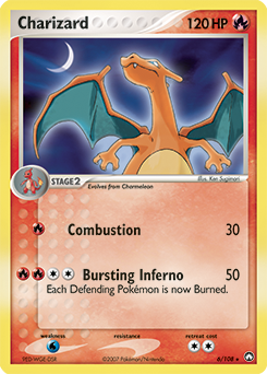 Charizard z edície Power Keepers, karta č.6