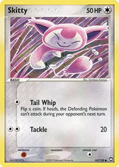 Skitty z edície Power Keepers, karta č.62