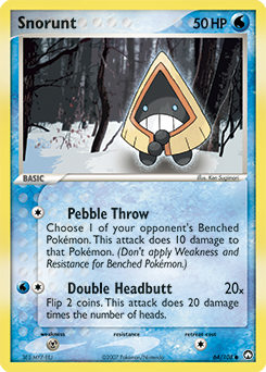 Snorunt z edície Power Keepers, karta č.64