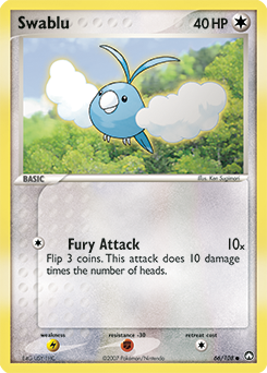 Swablu z edície Power Keepers, karta č.66