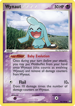 Wynaut z edície Power Keepers, karta č.70