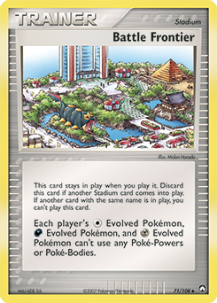 Battle Frontier z edície Power Keepers, karta č.71