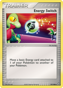 Energy Switch z edície Power Keepers, karta č.75