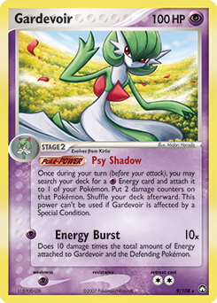 Gardevoir z edície Power Keepers, karta č.9