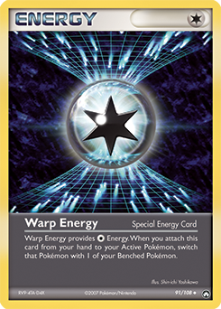 Warp Energy z edície Power Keepers, karta č.91