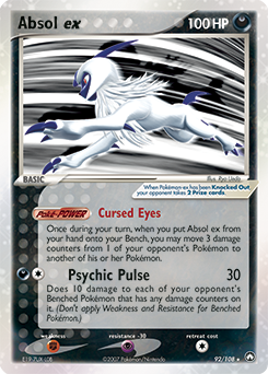 Absol ex z edície Power Keepers, karta č.92