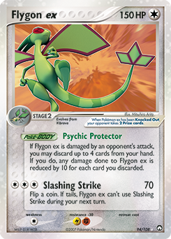 Flygon ex z edície Power Keepers, karta č.94