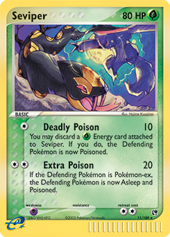 Seviper z edície Sandstorm, karta č.11