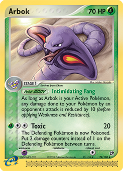 Arbok z edície Sandstorm, karta č.29